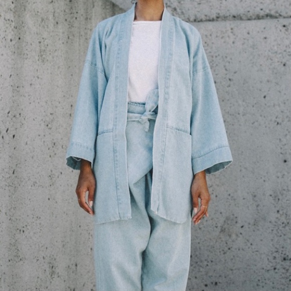 Aliya Wanek aruna jacket, light denim S/M